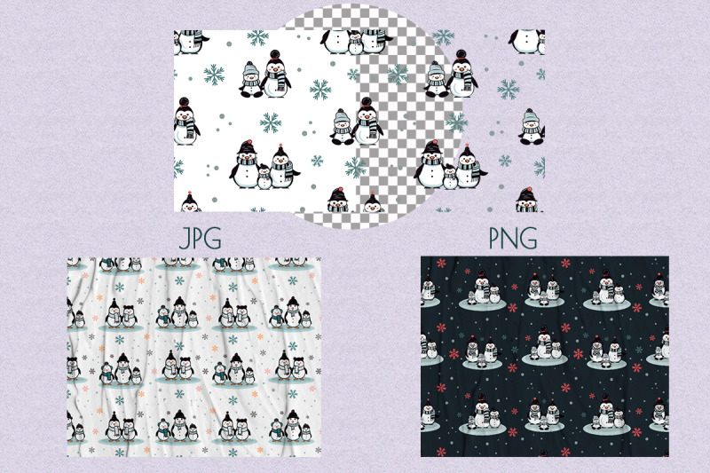 seamless-patterns-penguins