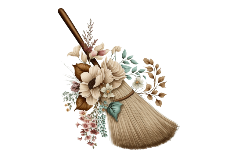 watercolor-floral-brooms-clipart-bundle