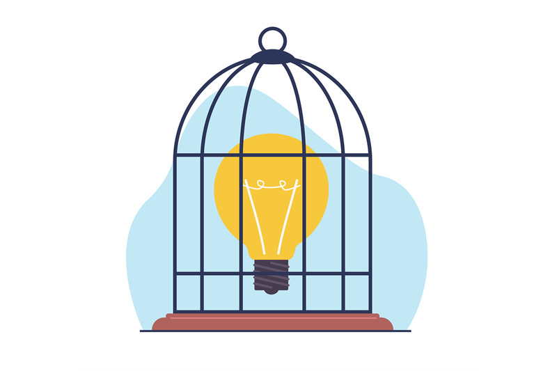 concept-of-not-realizing-an-idea-bird-cage-with-golden-light-bulb-loc