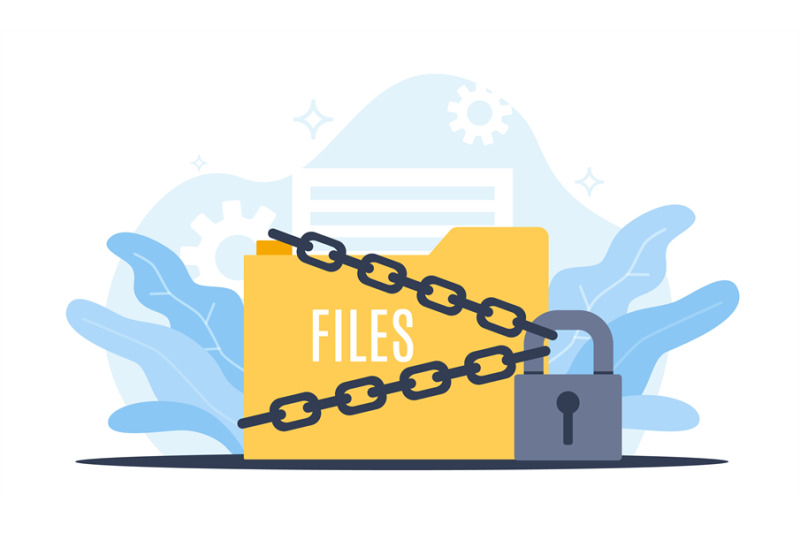 concept-of-protecting-personal-files-privacy-file-folder-and-lock-co