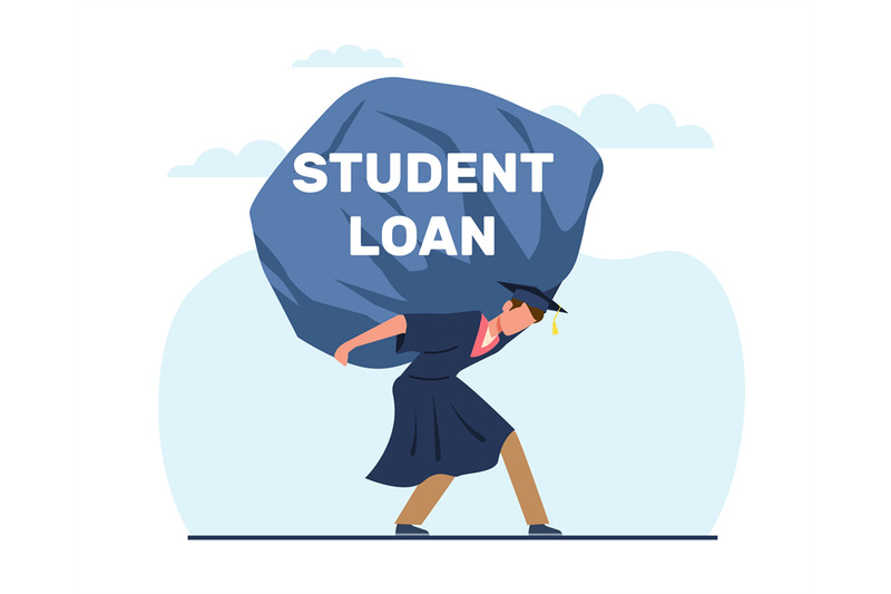 student-loan-man-in-graduated-suit-holding-heavy-student-loan-rock-e