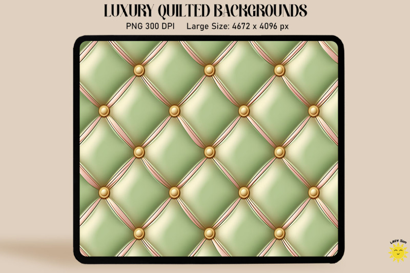 luxury-light-green-quilted-background