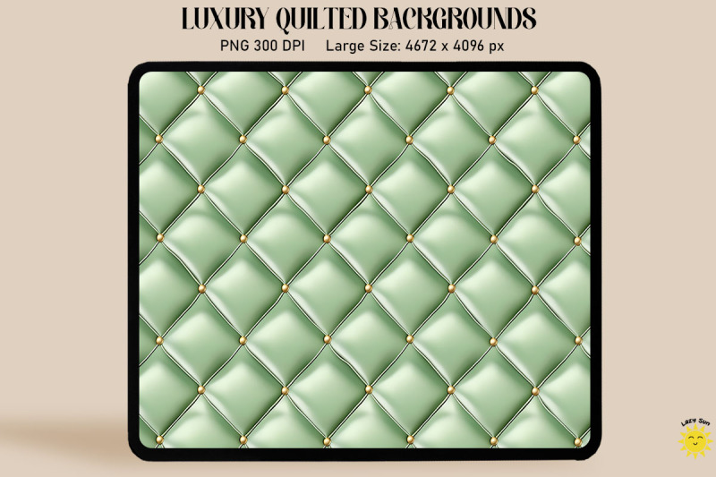 luxury-light-green-quilted-background