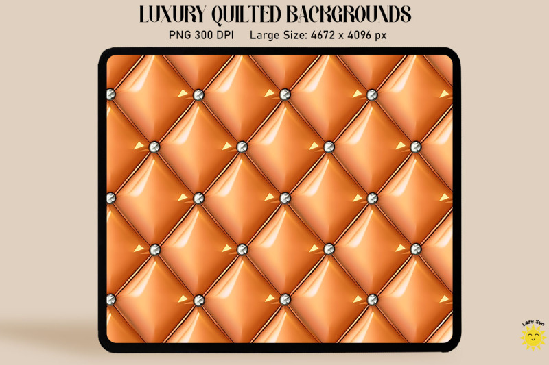 luxury-orange-quilted-background