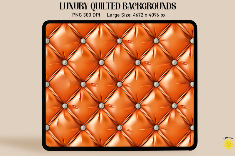 luxury-orange-quilted-background