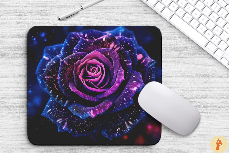 magical-galaxy-purple-roses-mouse-pad