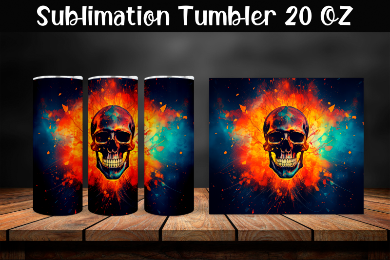 skull-sublimation-tumbler-wrap-20-oz