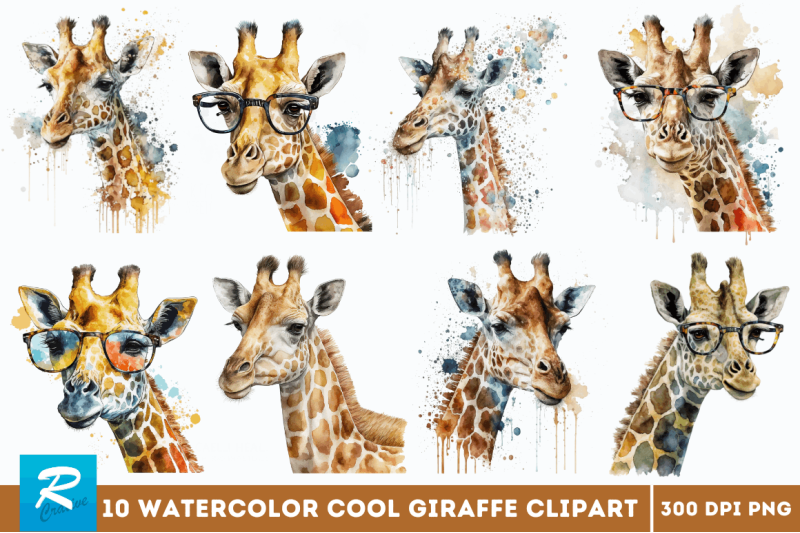 cool-giraffe-clipart-bundle
