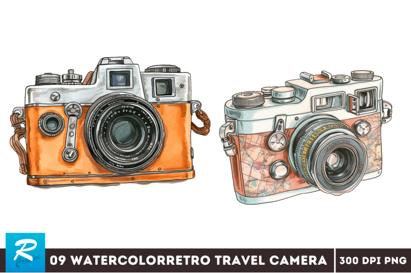 retro-travel-camera-clipart-bundle