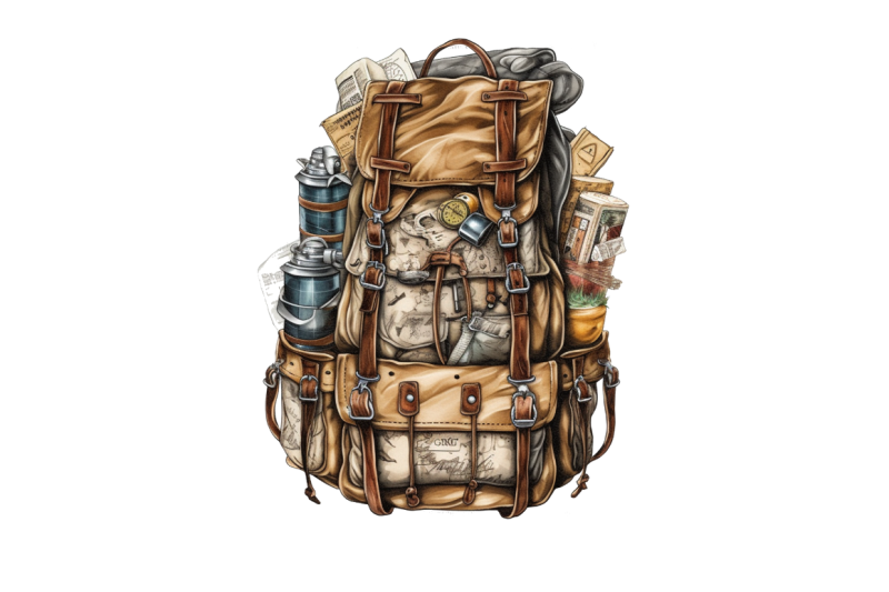 vintage-backpack-sublimation-clipart-bundle