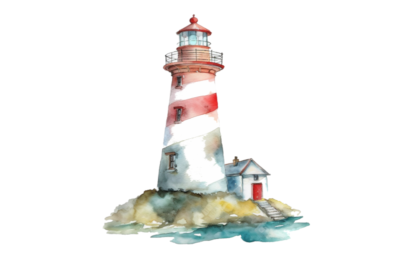 watercolor-lighthouse-sublimation-bundle