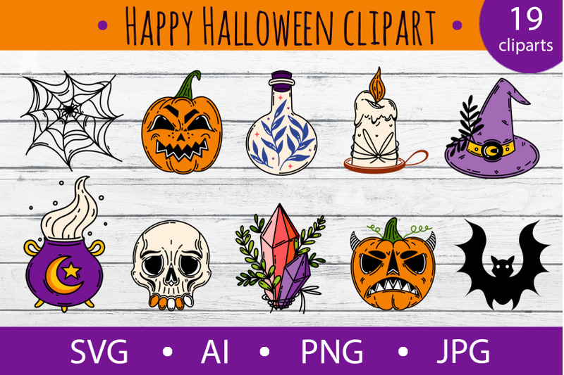 halloween-clipart-spooky-scary-pumpkins-spider-web-svg