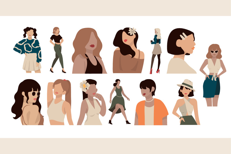 female-influencer-vector-illustration