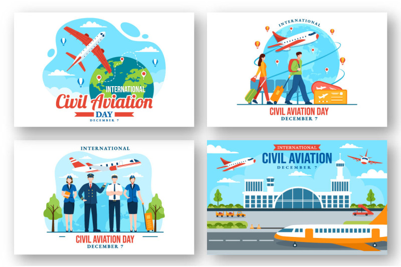 13-civil-aviation-day-illustration