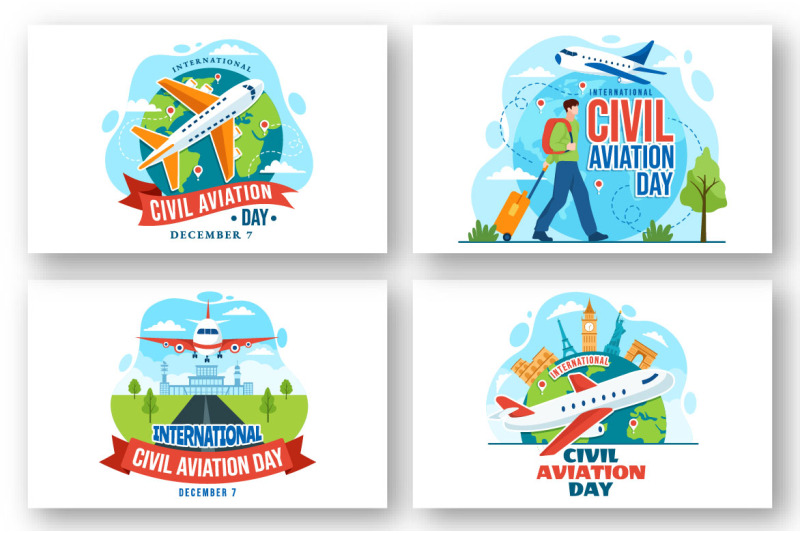 13-civil-aviation-day-illustration