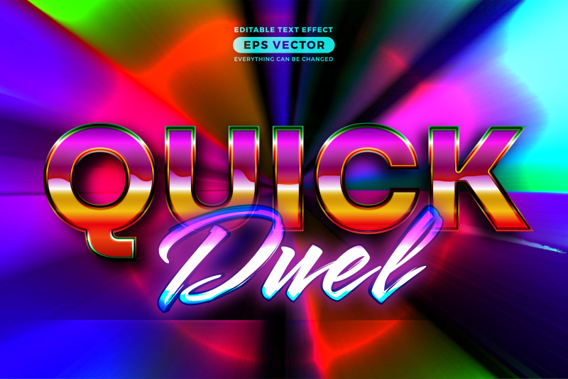 quick-duel-editable-text-style-effect-in-retro-style-theme