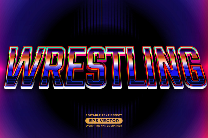 wrestling-editable-text-style-effect-in-retro-look-design-with-experim