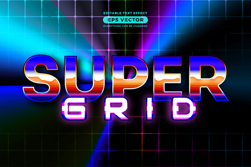super-grid-editable-text-style-effect-in-retro-look-design-with-experi