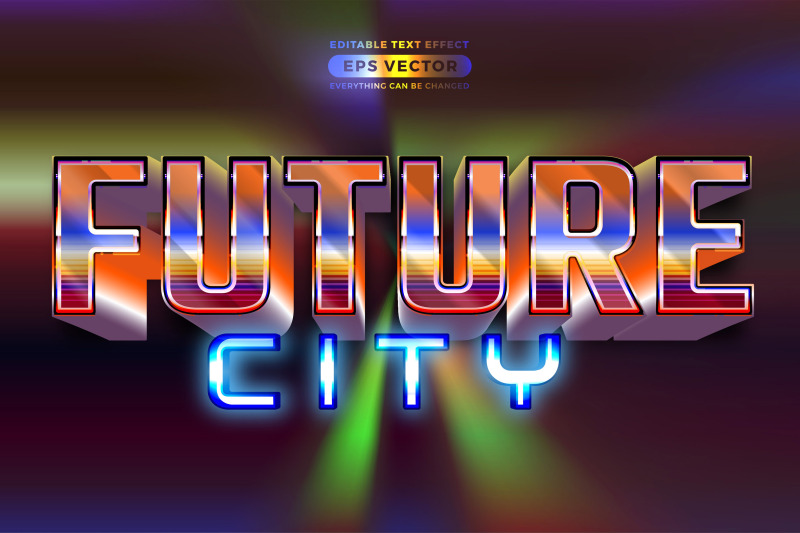 future-city-editable-text-style-effect-in-retro-look-design-with-exper