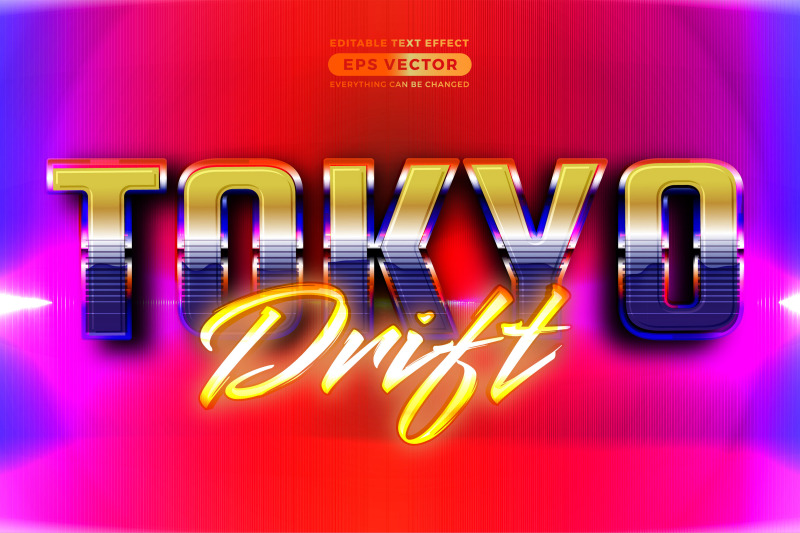 tokyo-drift-editable-text-style-effect-in-retro-look-design-with-exper