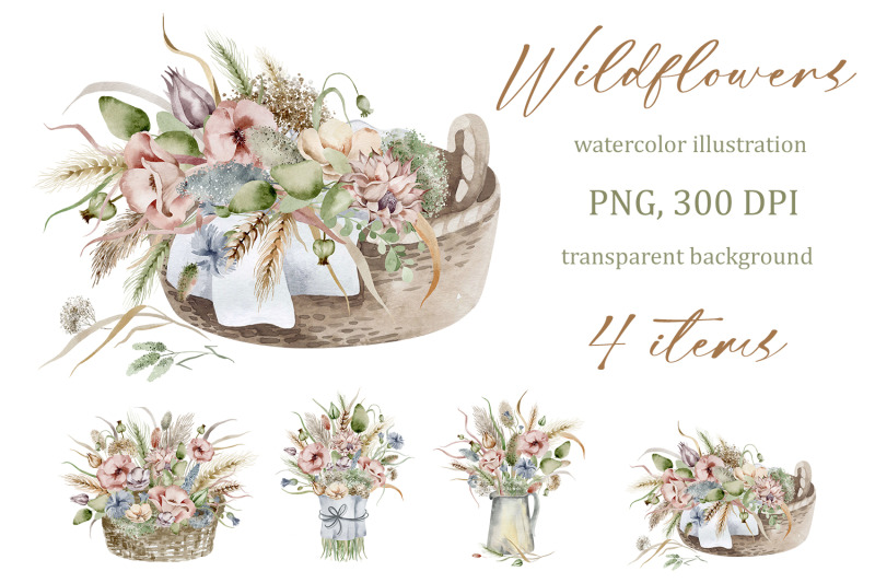 wildflowers-watercolor-bouquet-png