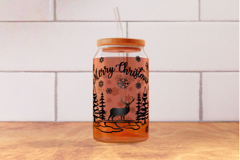 merry-christmas-winter-scene-with-deer-16oz-glass-can-wrap-svg-png-dxf