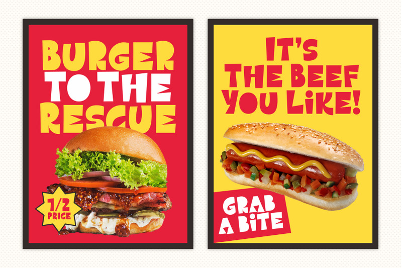 urgent-burger-papercut-style-font