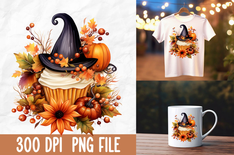 happy-halloween-witch-pumpkin-cupcake