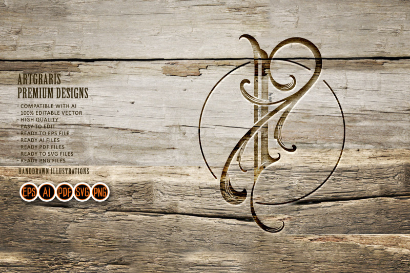 elegant-letter-p-monogram-logo-vintage-flourish-outline