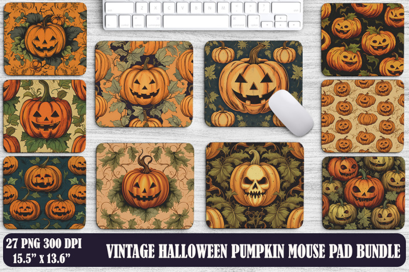 vintage-halloween-pumpkin-mouse-pad