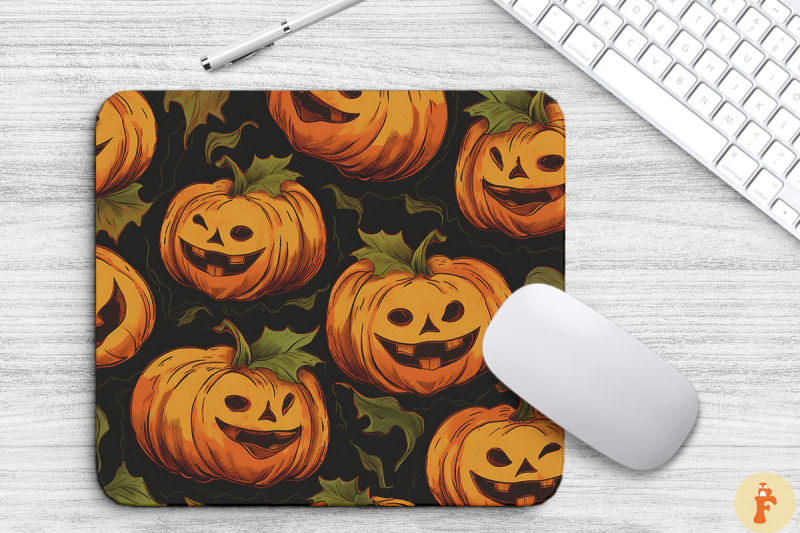 vintage-halloween-pumpkin-mouse-pad