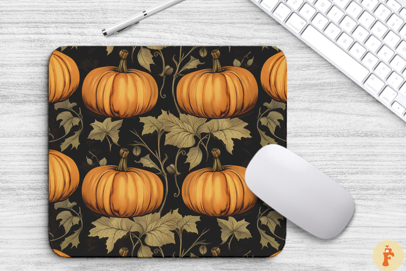 vintage-halloween-pumpkin-mouse-pad