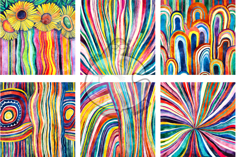 funky-stripes-transparent-watercolor-abstract-patterns