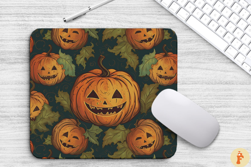 vintage-halloween-pumpkin-mouse-pad