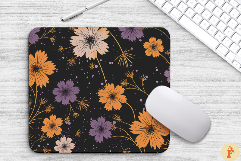 halloween-spooky-flowers-mouse-pad