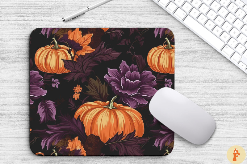 halloween-spooky-flowers-mouse-pad