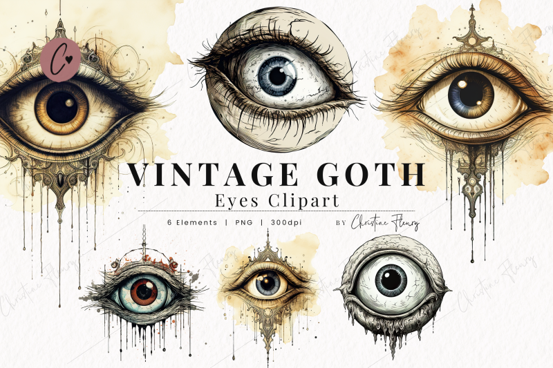 vintage-goth-eye-clipart