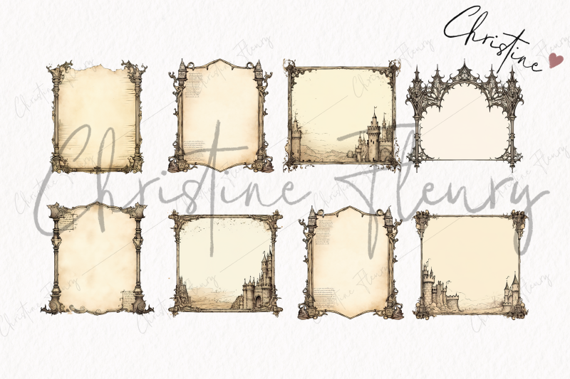 vintage-goth-frames-clipart-part-1