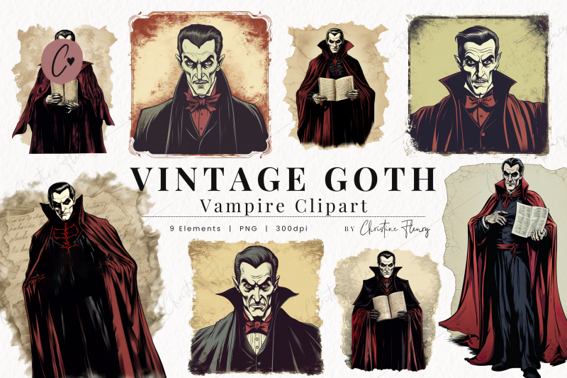 vintage-goth-vampire-clipart