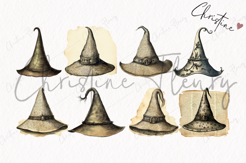 vintage-goth-witch-hat-clipart