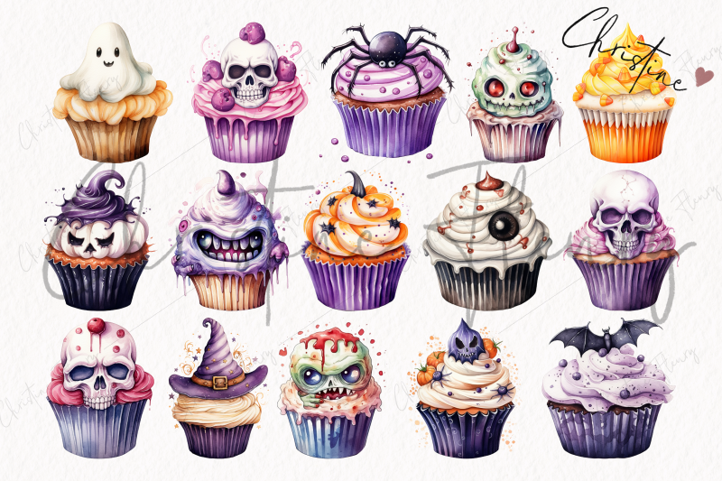 watercolor-halloween-cupcakes-clipart