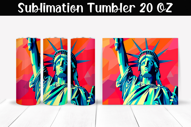 statue-of-liberty-sublimation-tumbler-wrap-20-oz