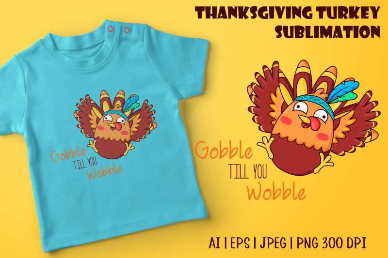 thanksgiving-turkey-sublimation-design