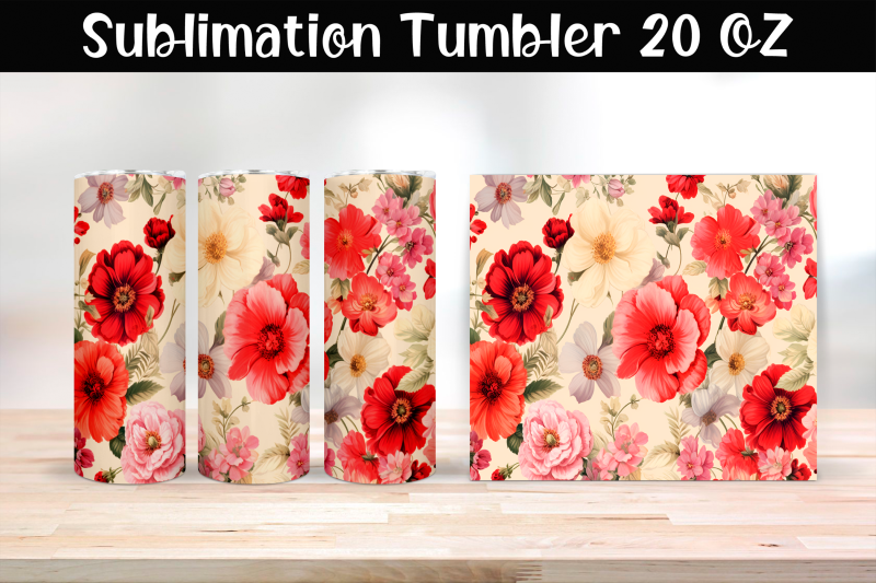 vintage-flowers-sublimation-tumbler-wrap-20-oz