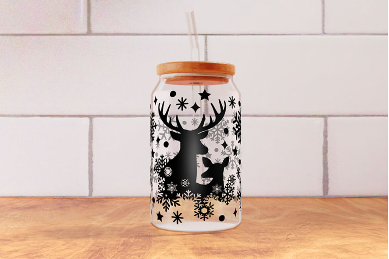 festive-christmas-svg-snowflakes-and-deer-perfect-for-16oz-glass-can