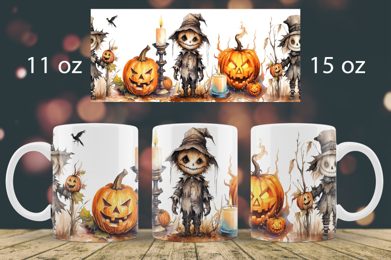 halloween-mug-wrap-design-scarecrow-mug-sublimation-png