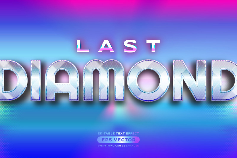 last-diamond-editable-text-style-effect-in-retro-look-design