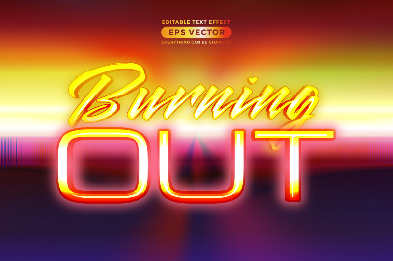 burning-out-editable-text-style-effect-in-retro-look-design