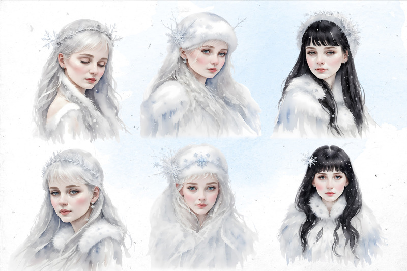 watercolor-ice-queen-png-clipart-winter-bundle