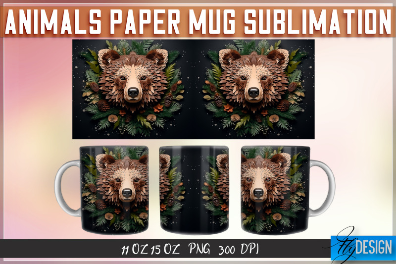 bear-paper-mug-sublimation